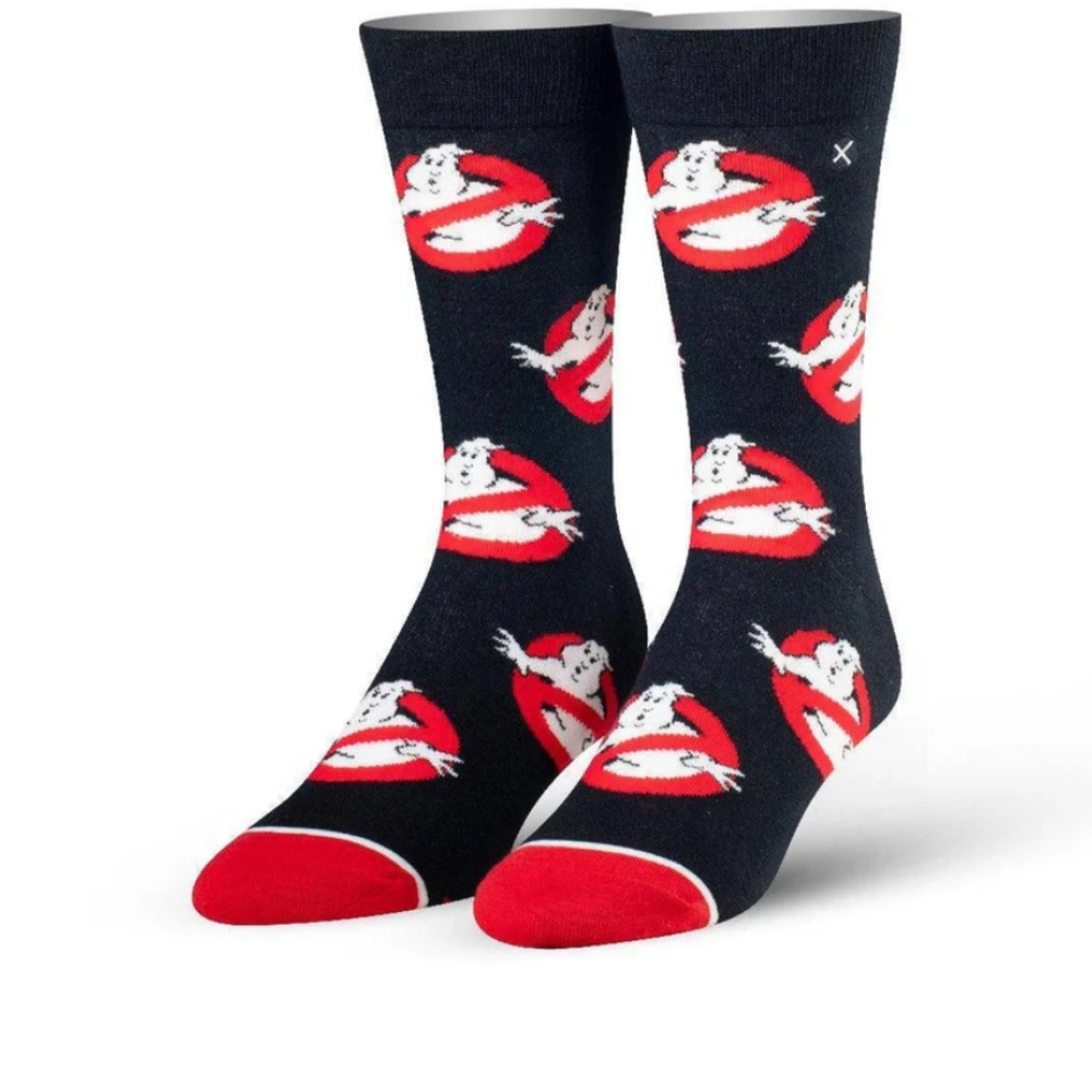 Ghostbusters Logos Men's Novelty Crew Socks